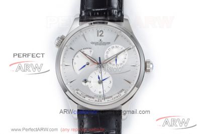 TWA Factory Jaeger LeCoultre Master Geographic Silver Dial 39mm Cal.939A Automatic Watch